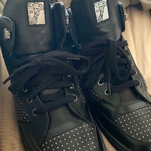 Versace sneakers fairly new. I’m cleaning out Hubby’s closet.